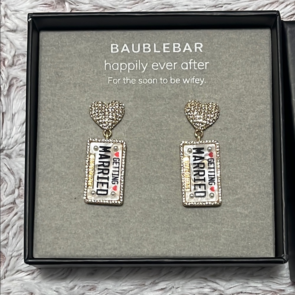 BaubleBar Gold and Silver Crystal Embellished Earrings